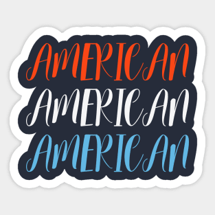 U.S.A Sticker